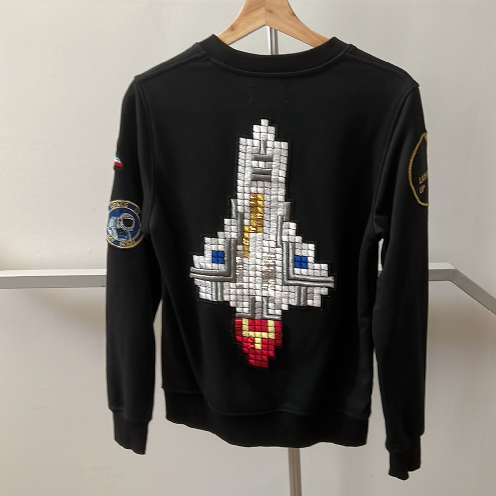 Saint Laurent Rocket patch Sweatshirt Heidi SS16 Size Small like new